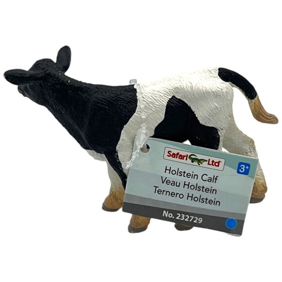 Safari Ltd Holstein Cow and Calf Figurines Barnyard Dairy New Old Stock Lot of 2 - Picture 4 of 11